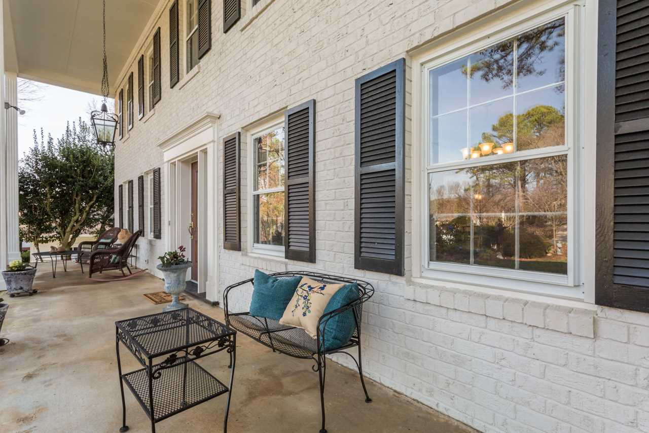 7616 Harps Mill Road Raleigh, NC 27615 - Photo 3 of 24 The front porch spans the width of the main living areas of the house. The Perfect Front Porch