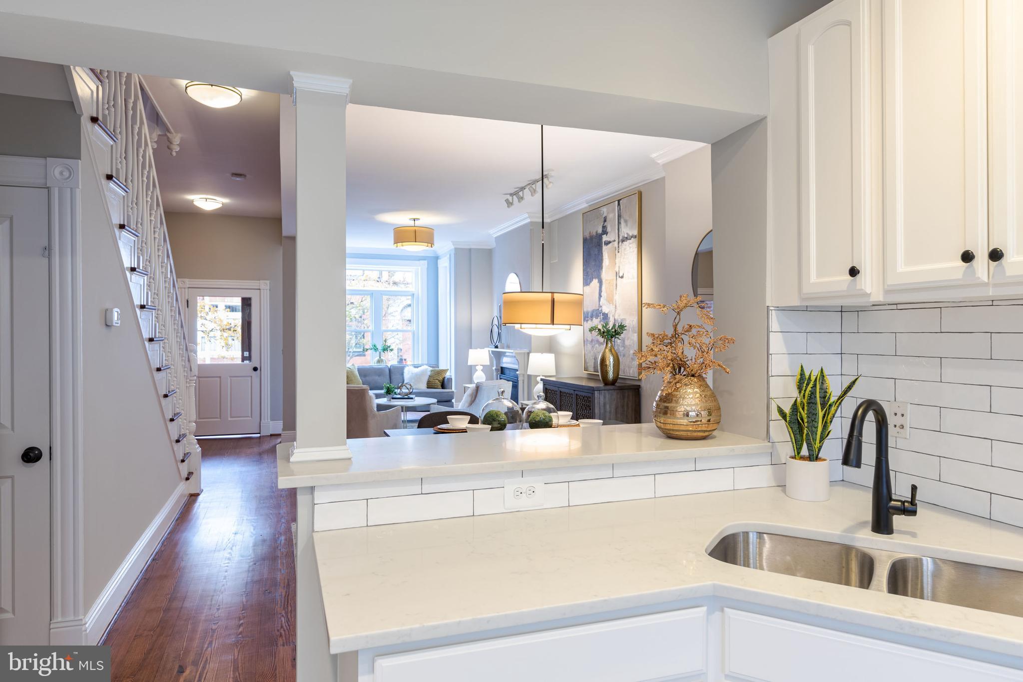 950 Westminster Street Northwest Washington, DC 20001 - Photo 11 of 30 Kitchen into Dining