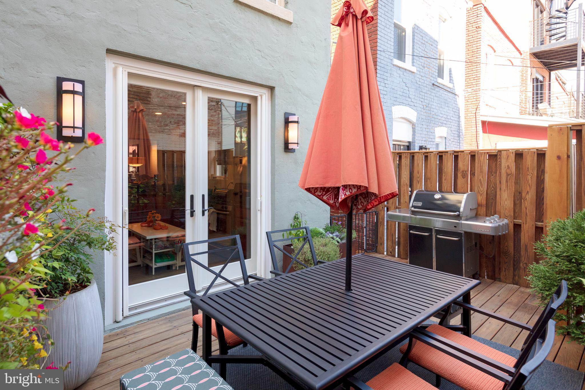 950 Westminster Street Northwest Washington, DC 20001 - Photo 15 of 30 Patio off Kitchen