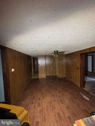 a view of hallway with stairs