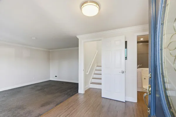 wooden floor in an empty room