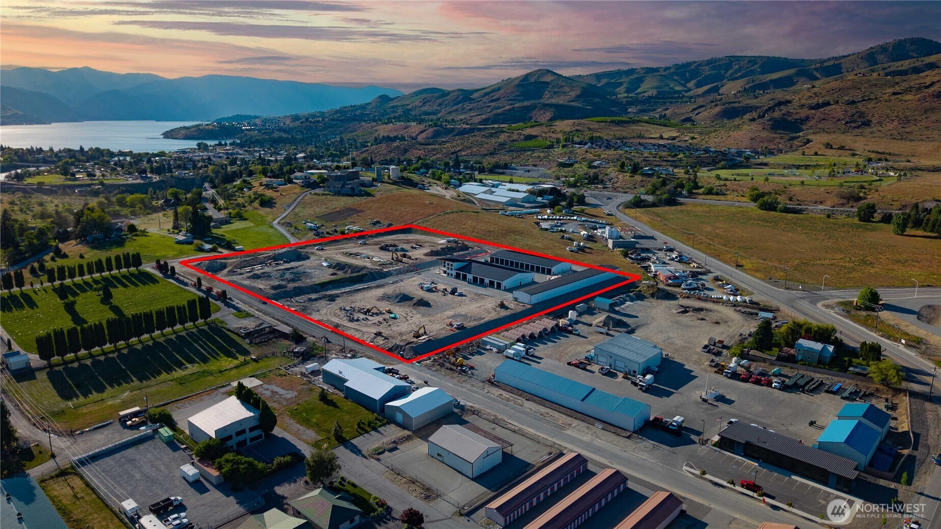 73 East Shop Avenue, Unit B6 Chelan, WA 98816 - Photo 4 of 13 an aerial view of a city