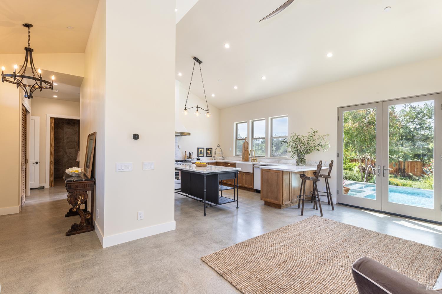 753 Sunnyside Road St. Helena, CA 94574 - Photo 6 of 55 a living room with furniture and a table
