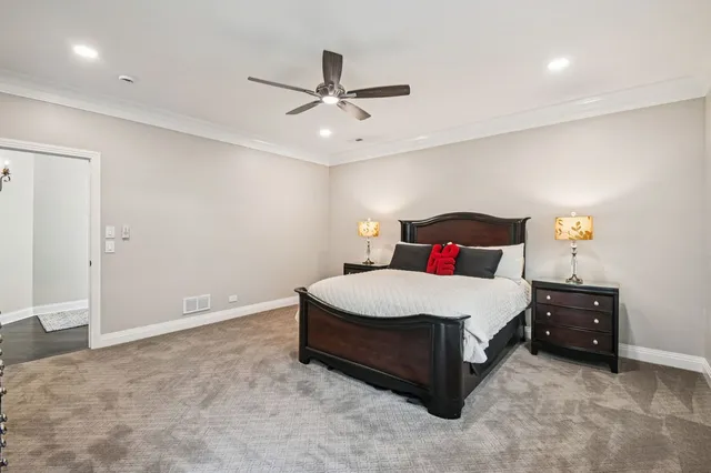 a room with furniture and a fireplace