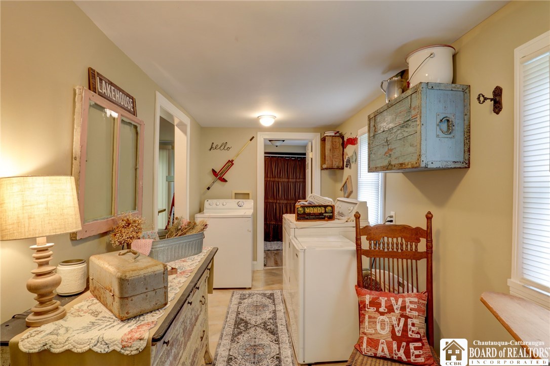 2388 West Lake Road Busti, NY 14710 - Photo 26 of 46 First floor laundry with full bath