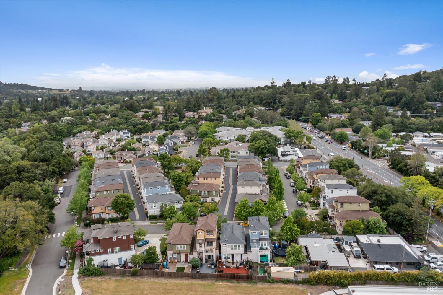 4242 Streamside Drive Santa Rosa, CA 95409 - Photo 27 of 29 an aerial view of a city