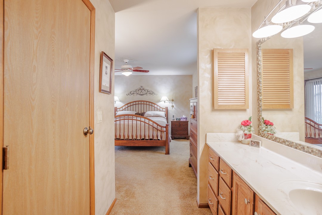 540 Basil Street Springboro, OH 45066 - Photo 15 of 32 This primary bedroom and en-suite bath provide a comfortable and private retreat.