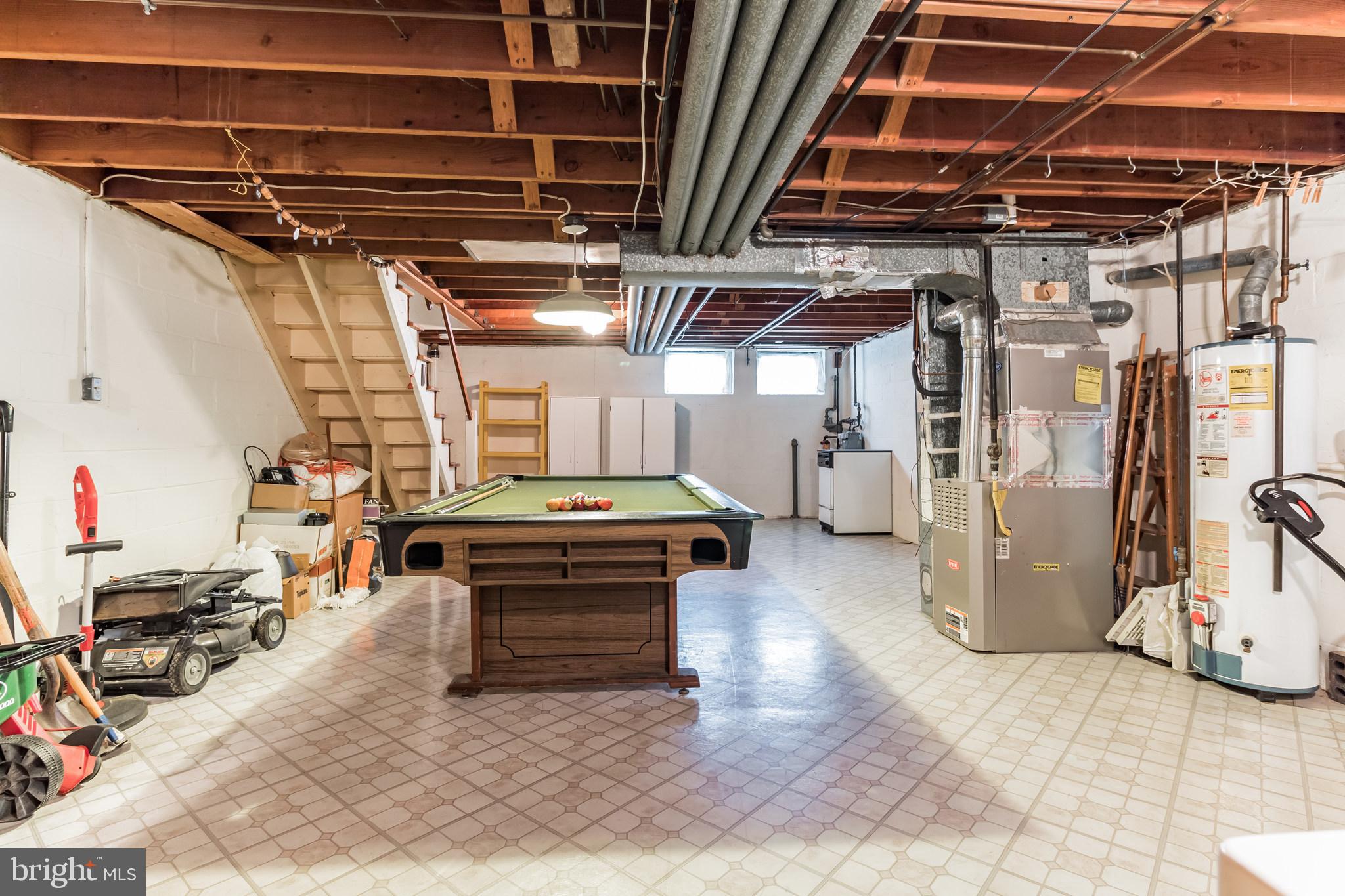 1443 Barrett Road Gwynn Oak, MD 21207 - Photo 23 of 30 Basement with Pool Table that conveys