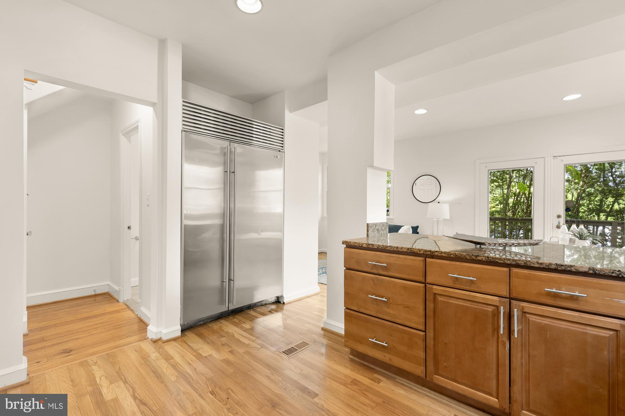7918 13th Street Northwest Washington, DC 20012 - Photo 11 of 54 Open kitchen with Sub-Zero fridge
