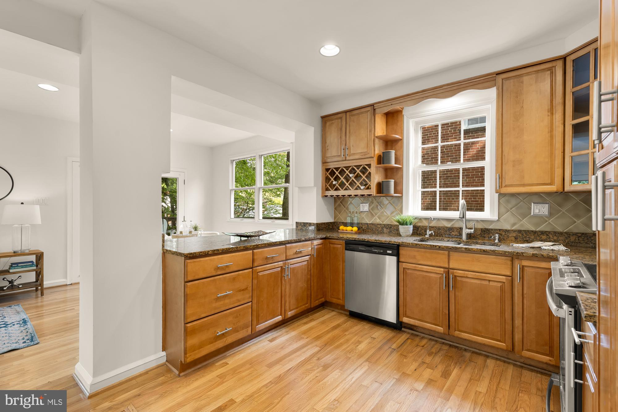 7918 13th Street Northwest Washington, DC 20012 - Photo 12 of 54 Kitchen opens to family room