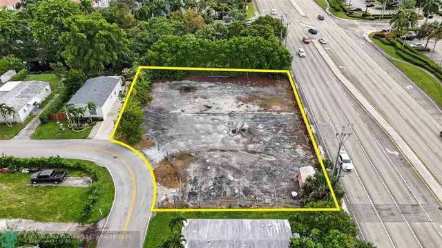 a view of swimming pool with a garden