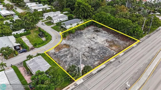 a view of a backyard with plants