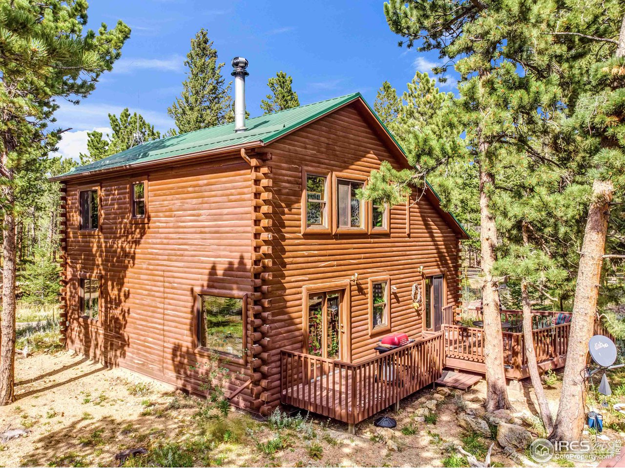a view of a house with a balcony