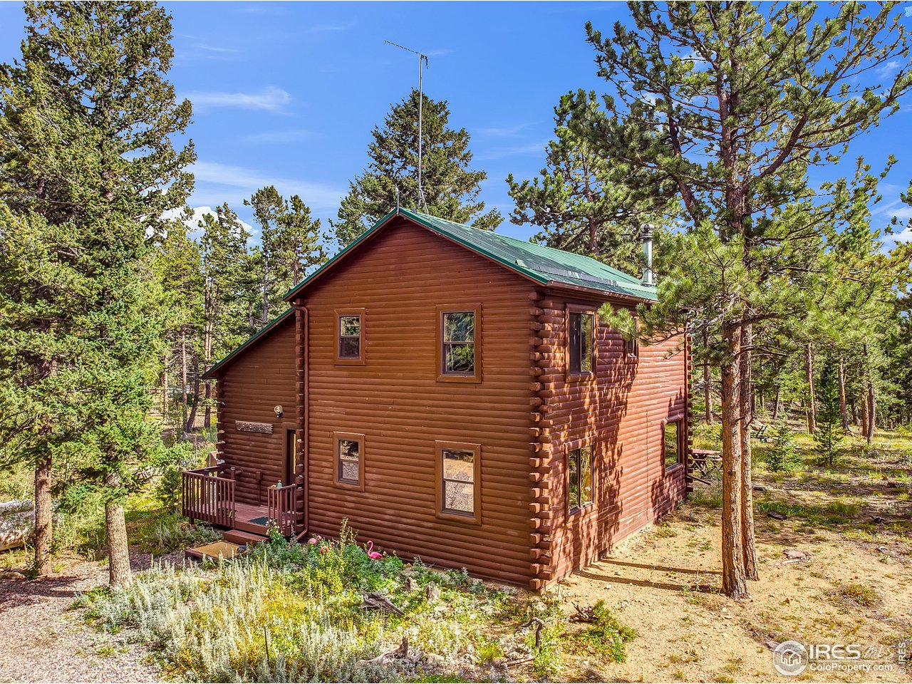 92 Tilghman Road Ward, CO 80481 - Photo 22 of 31 a view of a house with a yard