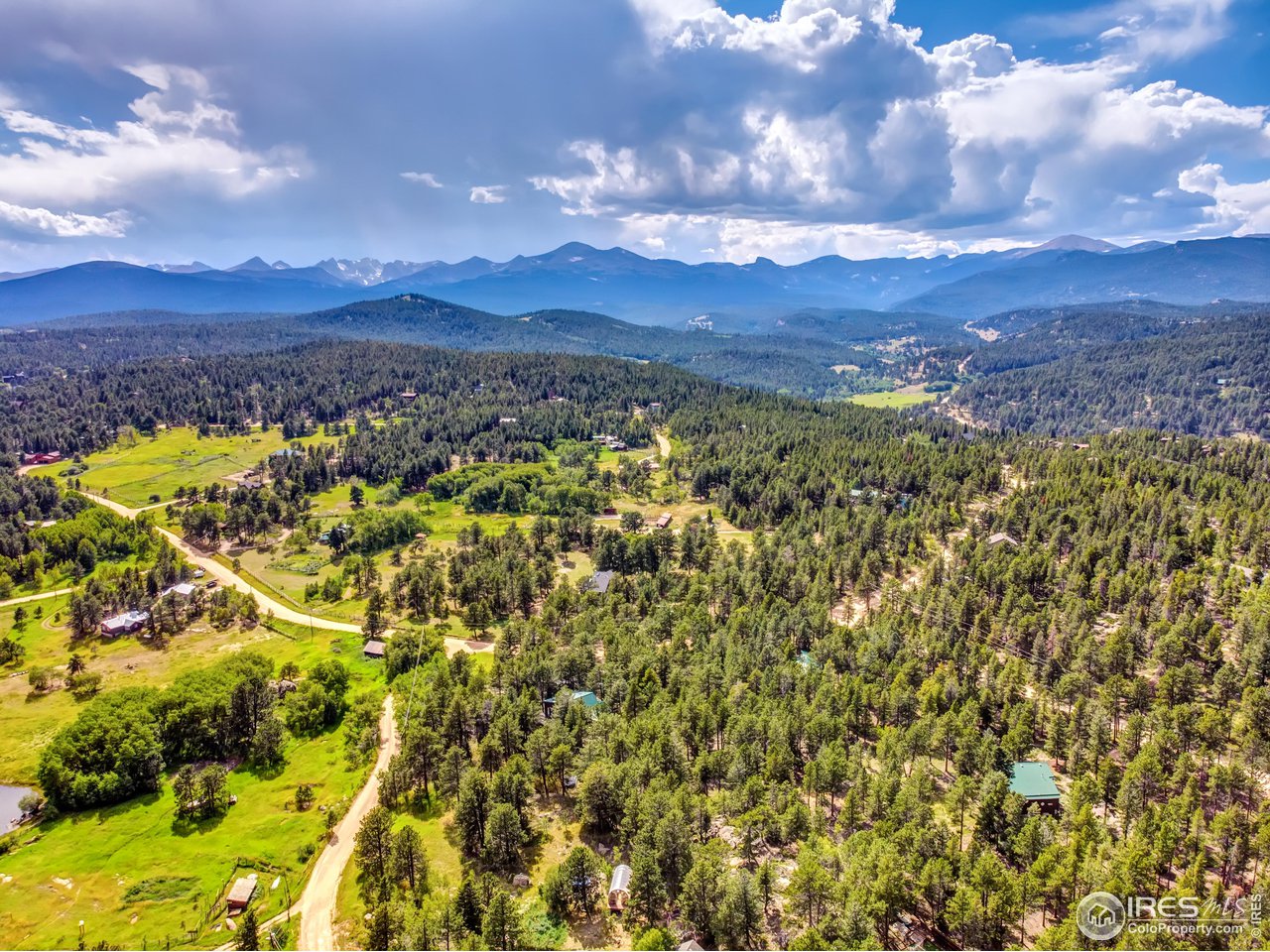 92 Tilghman Road Ward, CO 80481 - Photo 31 of 31 view of a city with lots of bushes