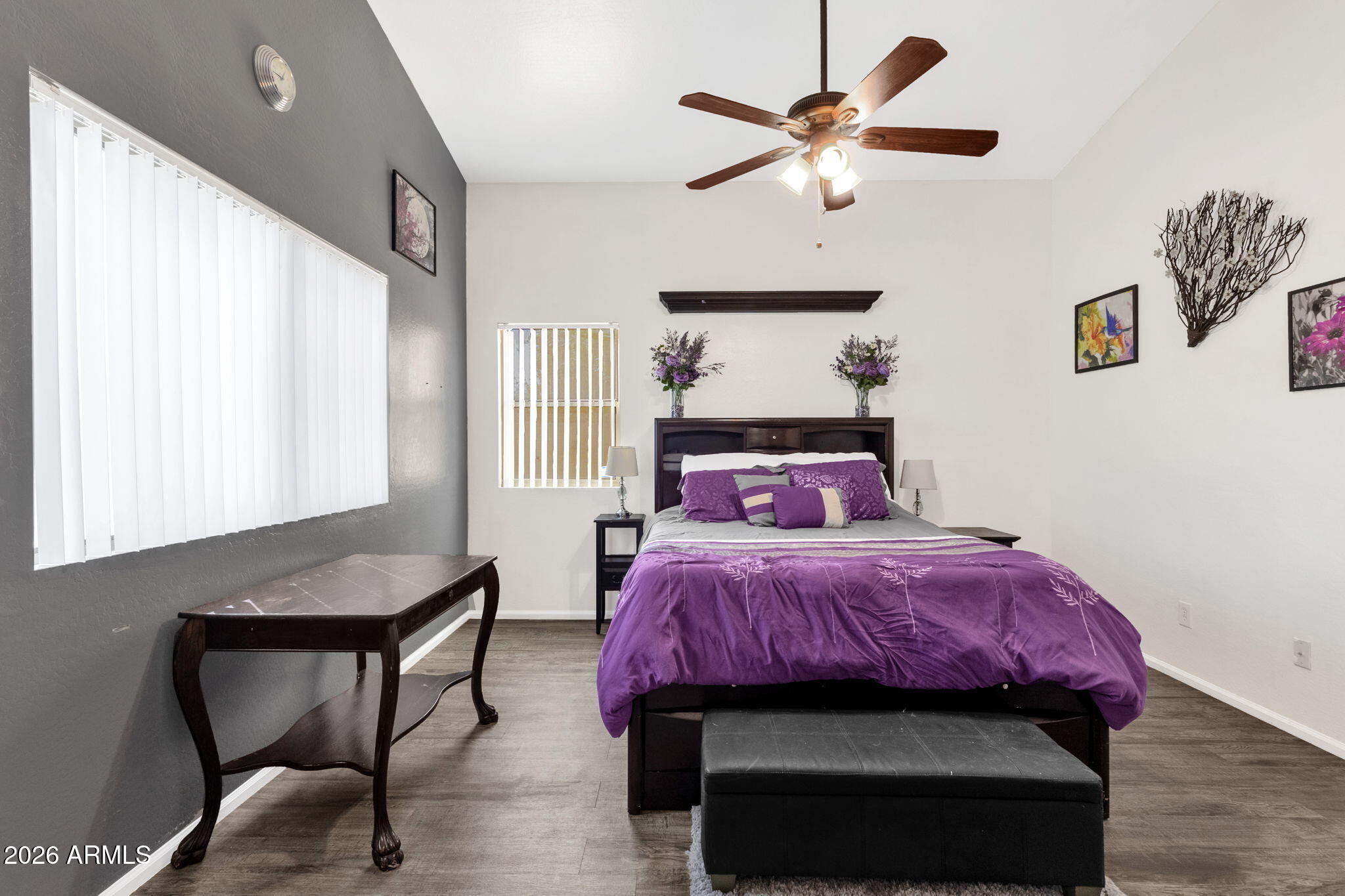 4629 West Carson Road Laveen, AZ 85339 - Photo 24 of 37 a bed room with a bed and a chair