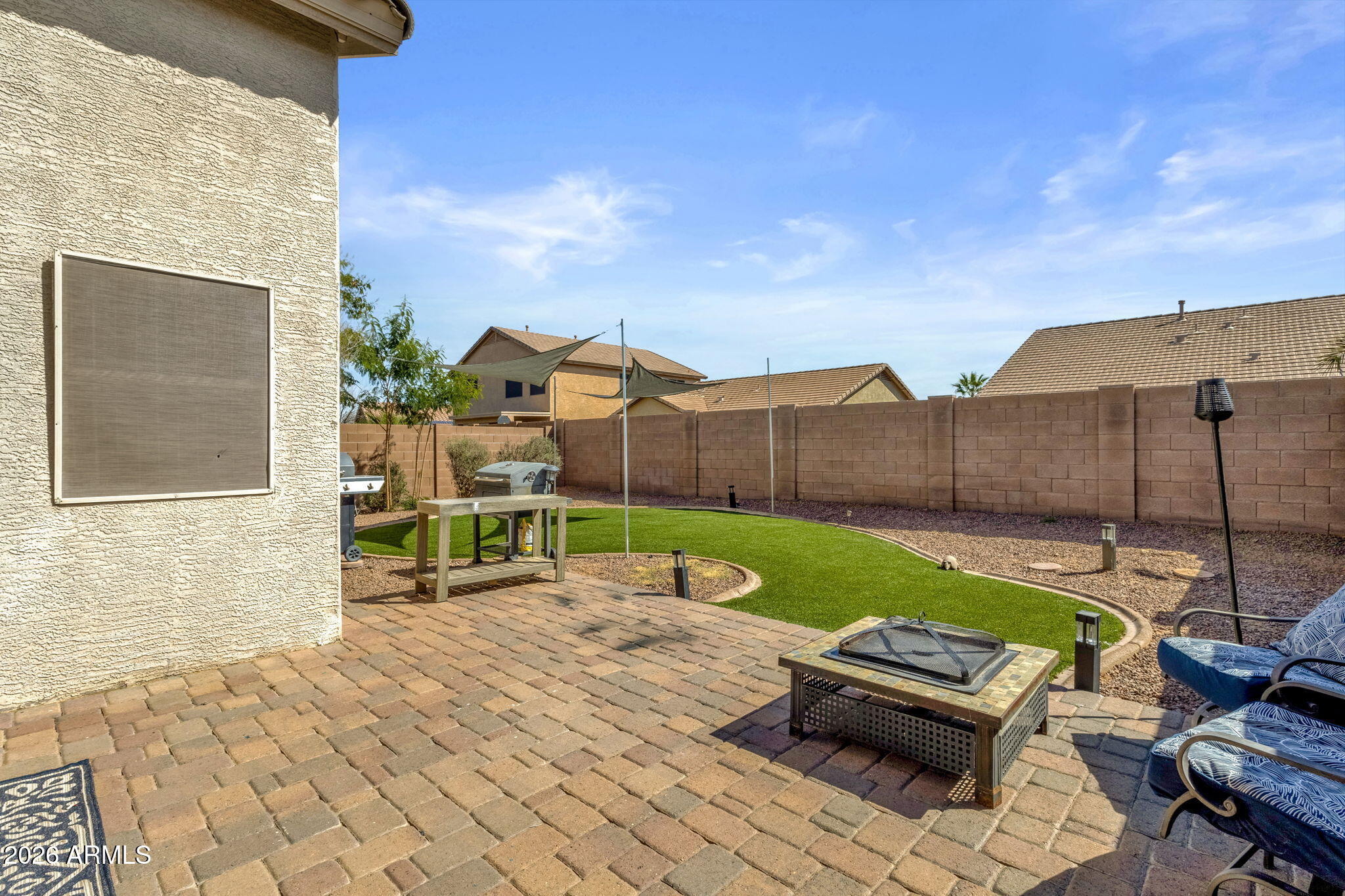 4629 West Carson Road Laveen, AZ 85339 - Photo 32 of 37 a garden view with a seating space