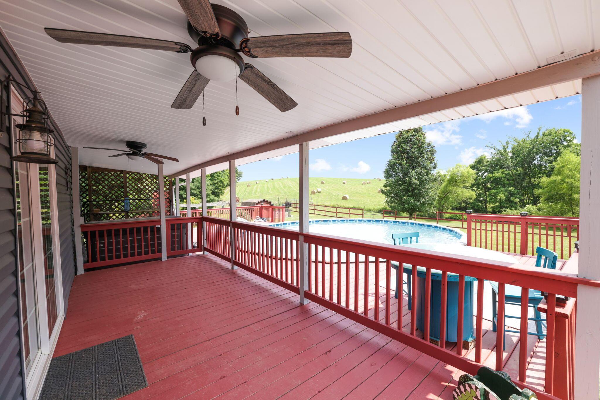 24629 Huffines Road Rockbridge, OH 43149 - Photo 35 of 46 Side Porch W-Hot Tub & Pool