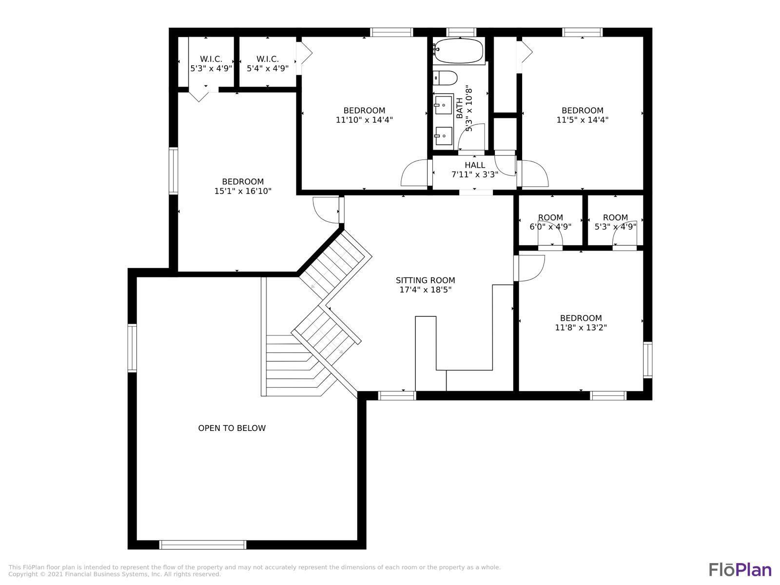 12801 Yardley Drive Boca Raton, FL 33428 - Photo 65 of 65 Yardley - Floor plan 2nd floor