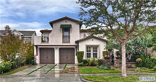 8 Abyssinian Way Ladera Ranch, CA 92694 - Photo 1 of 1 Spanish exterior with stone walkway and fountain in entry.