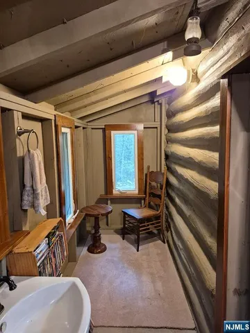 a room with gym equipment