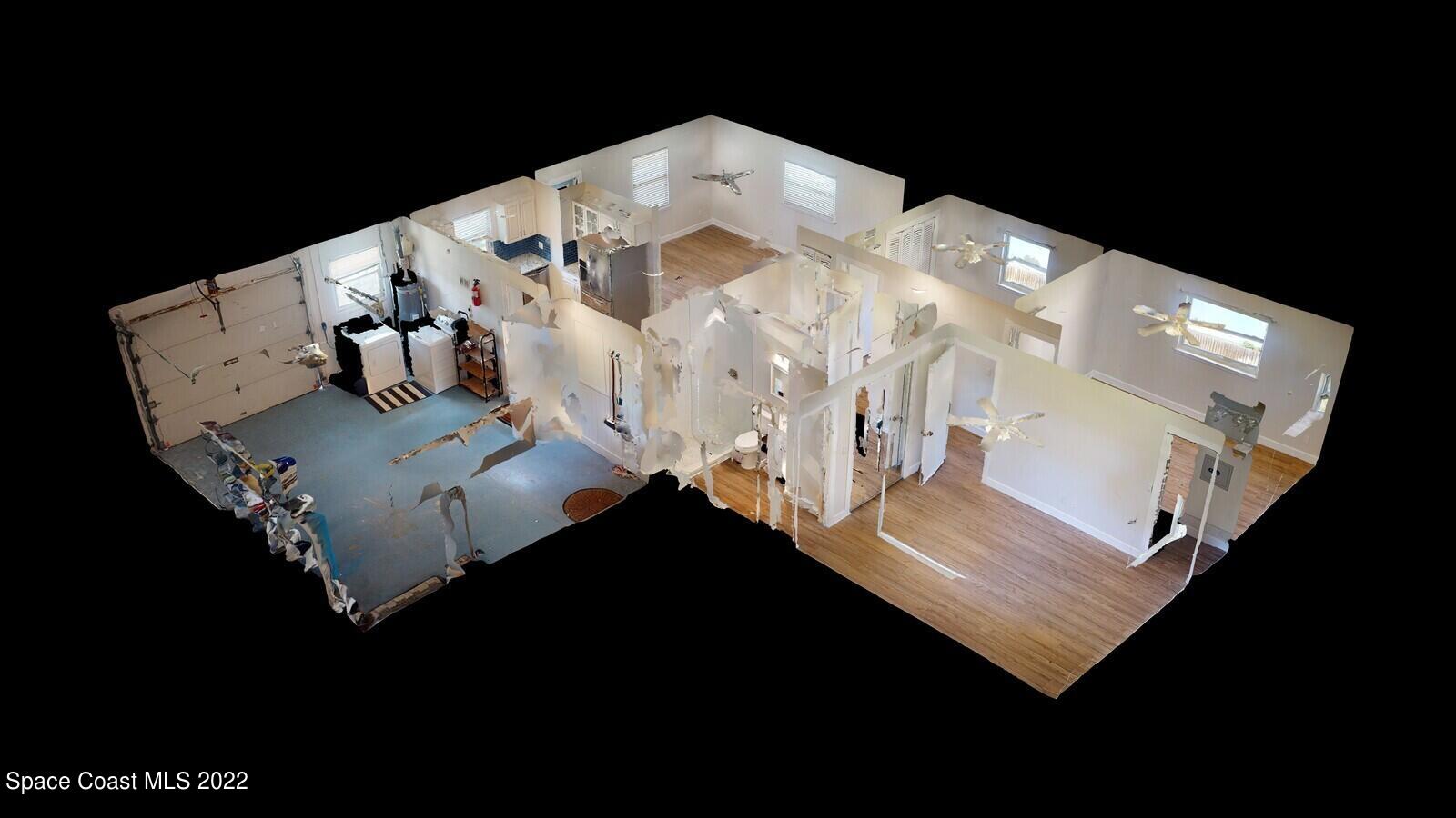 2834 Rheims Avenue Melbourne, FL 32935 - Photo 18 of 19 a view of entryway and hall with wooden floor