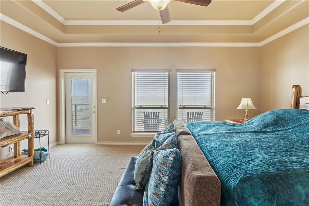 9129 County Road 2226 Taft, TX 78390 - Photo 10 of 40 Primary retreat with water view deck access