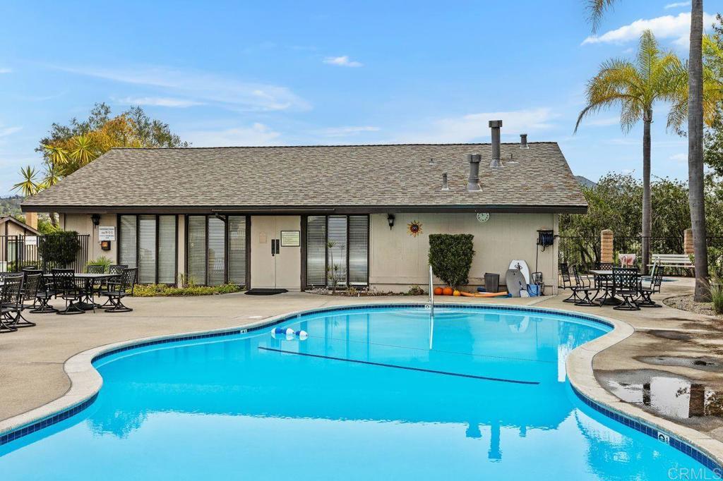 727 Nob Circle Vista, CA 92084 - Photo 31 of 39 a view of a house with swimming pool and sitting area