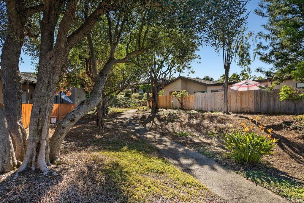 727 Nob Circle Vista, CA 92084 - Photo 34 of 39 a backyard of a house with lots of green space