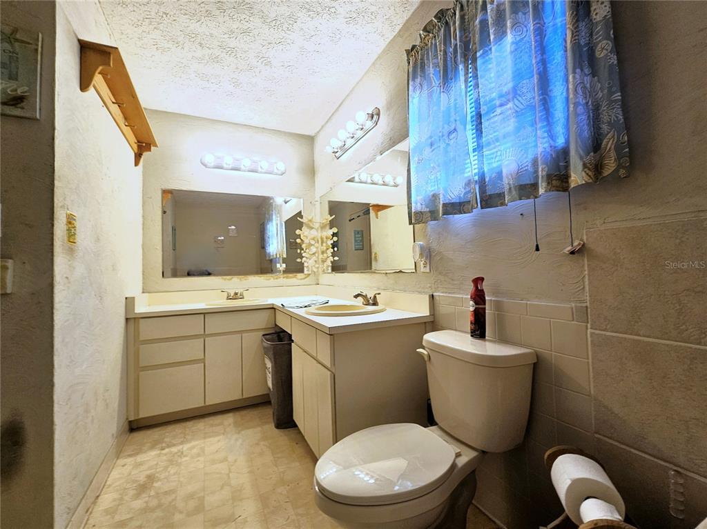 13308 Duck Lake Canal Road Dade City, FL 33525 - Photo 16 of 90 a bathroom with a toilet a sink and mirror