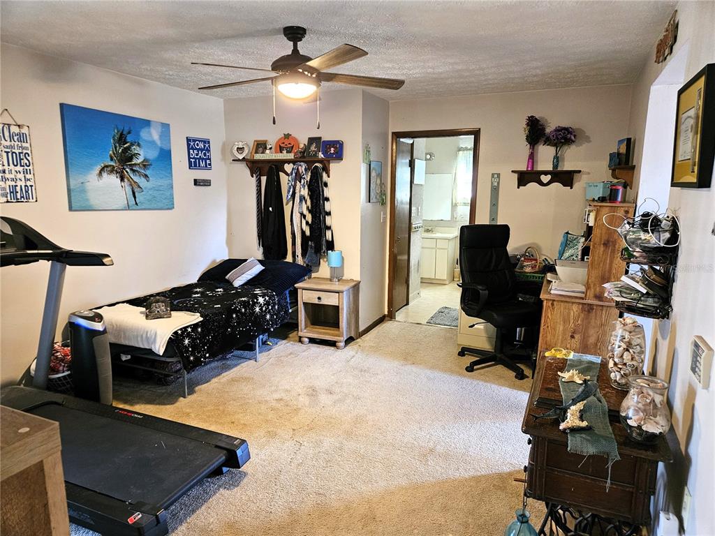 13308 Duck Lake Canal Road Dade City, FL 33525 - Photo 18 of 90 a room with gym equipment and a flat screen tv
