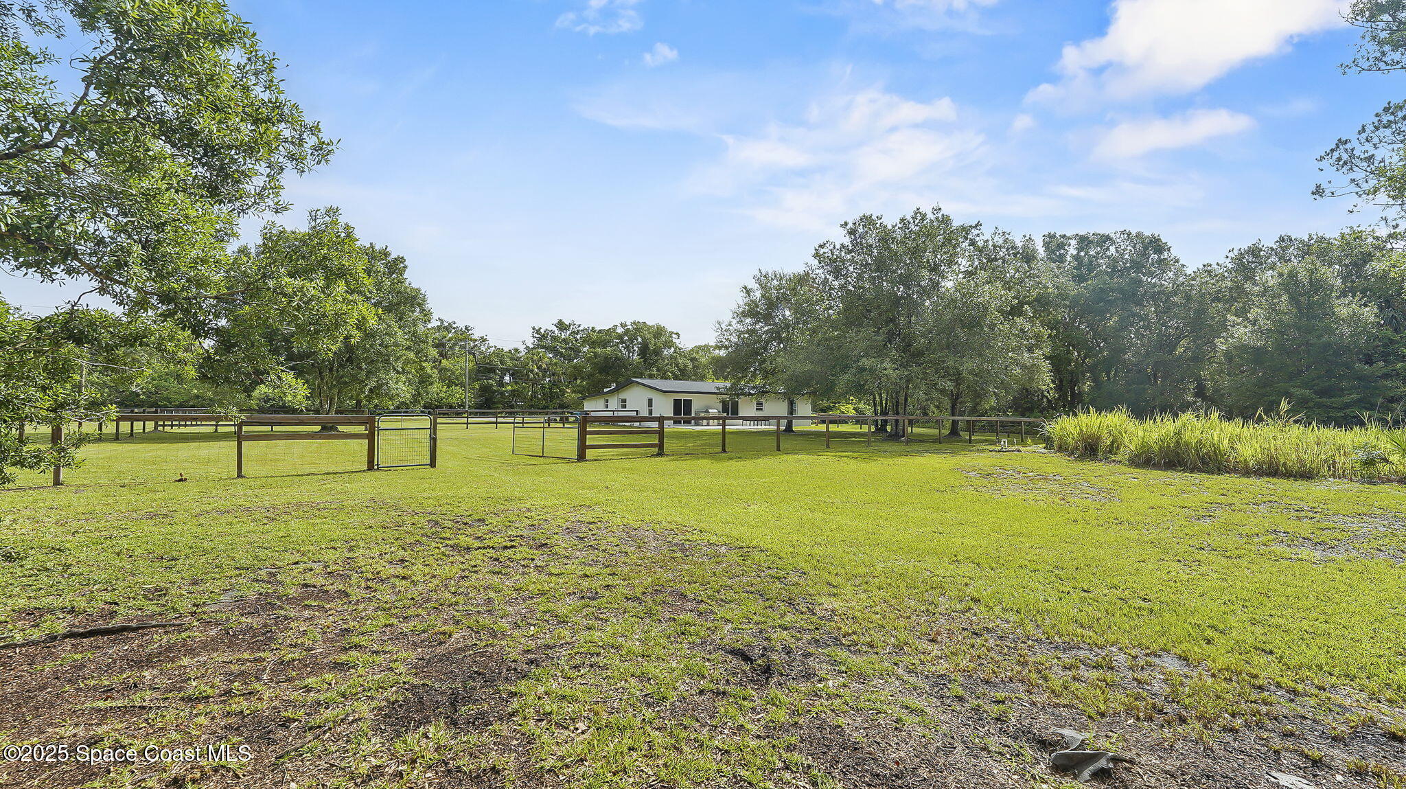 985 Hall Road Malabar, FL 32950 - Photo 33 of 39 a view of a golf course with a lake