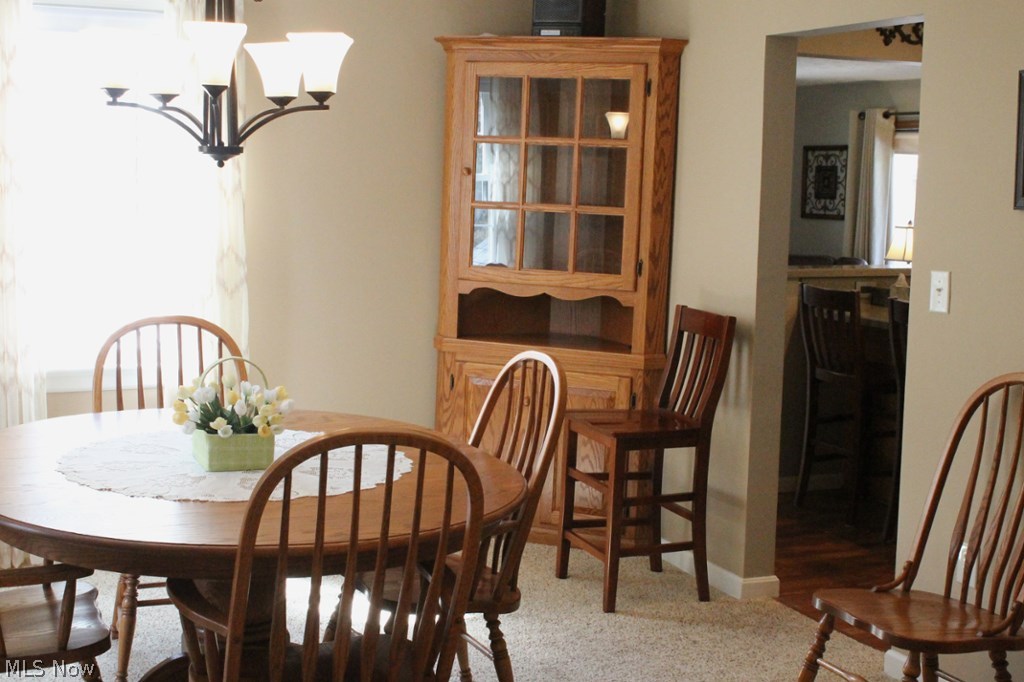 1250 Hudson Road Kent, OH 44240 - Photo 5 of 24 Dining & living rooms run end-to-end in front of house. Doorway to kitchen.