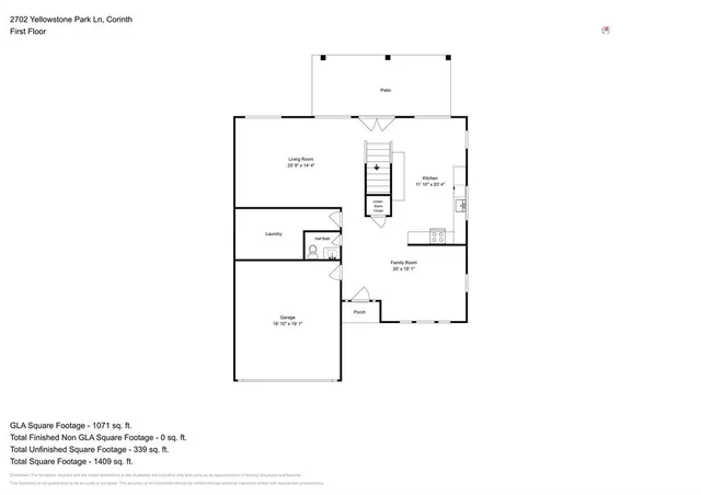 $2,575 | 2702 Yellowstone Park Lane, Corinth, TX 76210