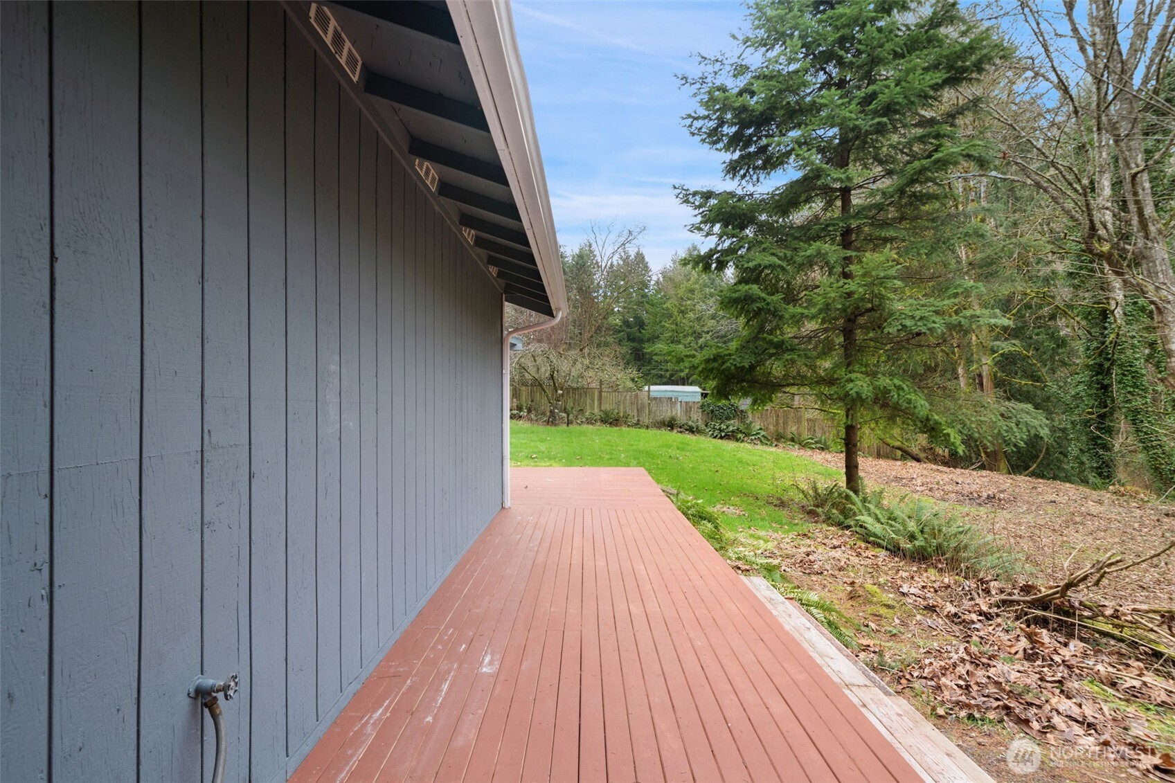 13080 Old Military Road Northeast Poulsbo, WA 98370 - Photo 21 of 29 a view of a patio with a yard