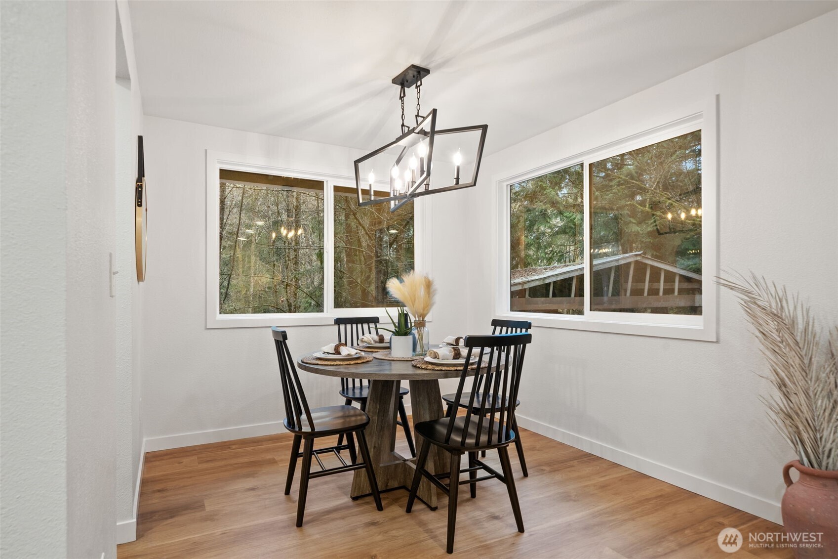 13080 Old Military Road Northeast Poulsbo, WA 98370 - Photo 7 of 29 a view of a dining room with furniture window and outside view
