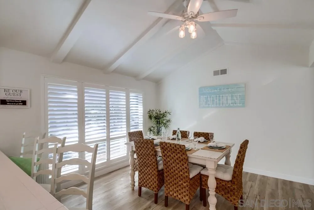 10 GingerTree Lane Coronado, CA 92118 - Photo 18 of 68 a view of a dining room with furniture window and outside view