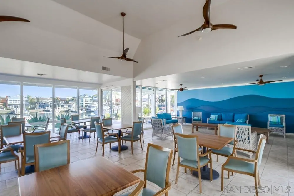 10 GingerTree Lane Coronado, CA 92118 - Photo 58 of 68 a room with lots of tables a large window and chairs
