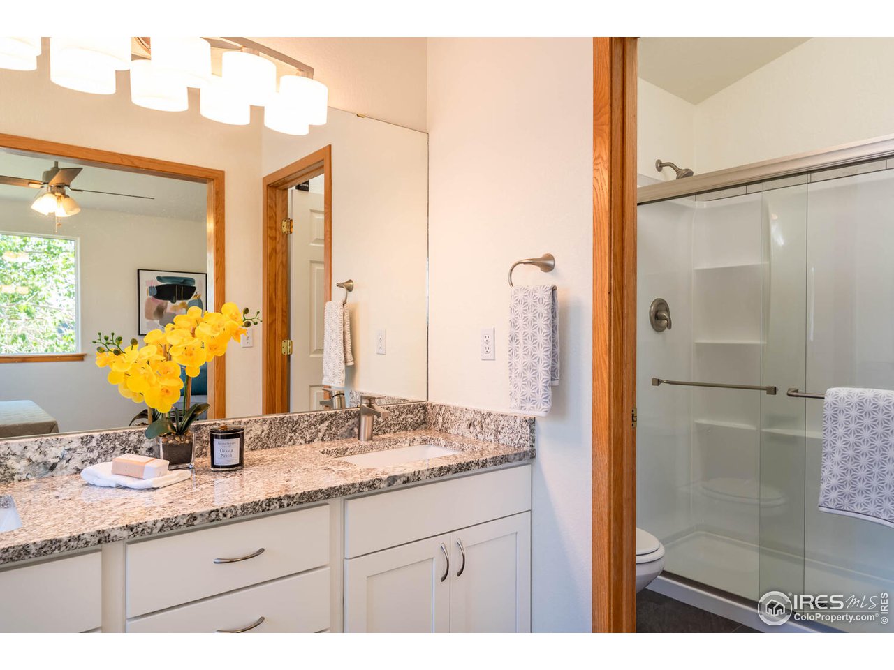1907 Red Cloud Road Longmont, CO 80504 - Photo 16 of 31 Primary bath with large shower and soaking tub.