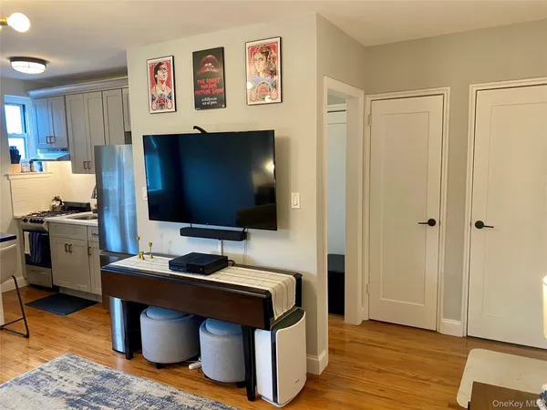 a room with furniture and a flat screen tv