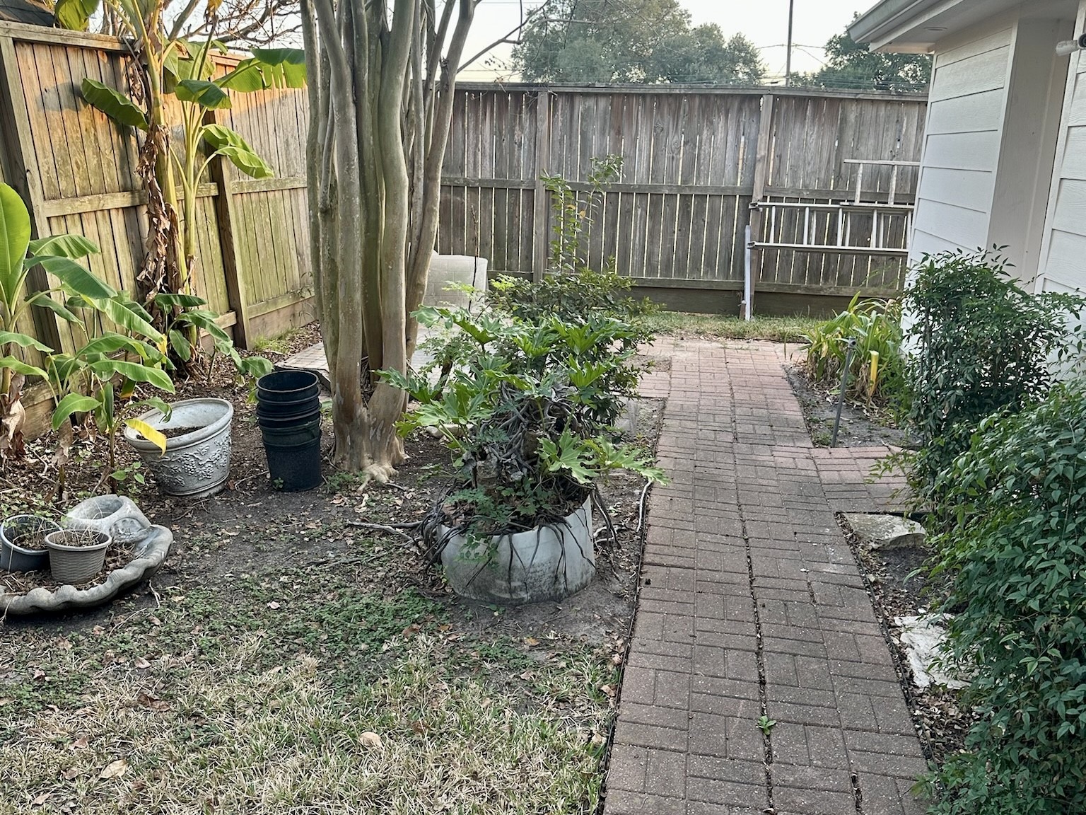 5659 Lymbar Drive Houston, TX 77096 - Photo 26 of 26 a garden view with a seating space