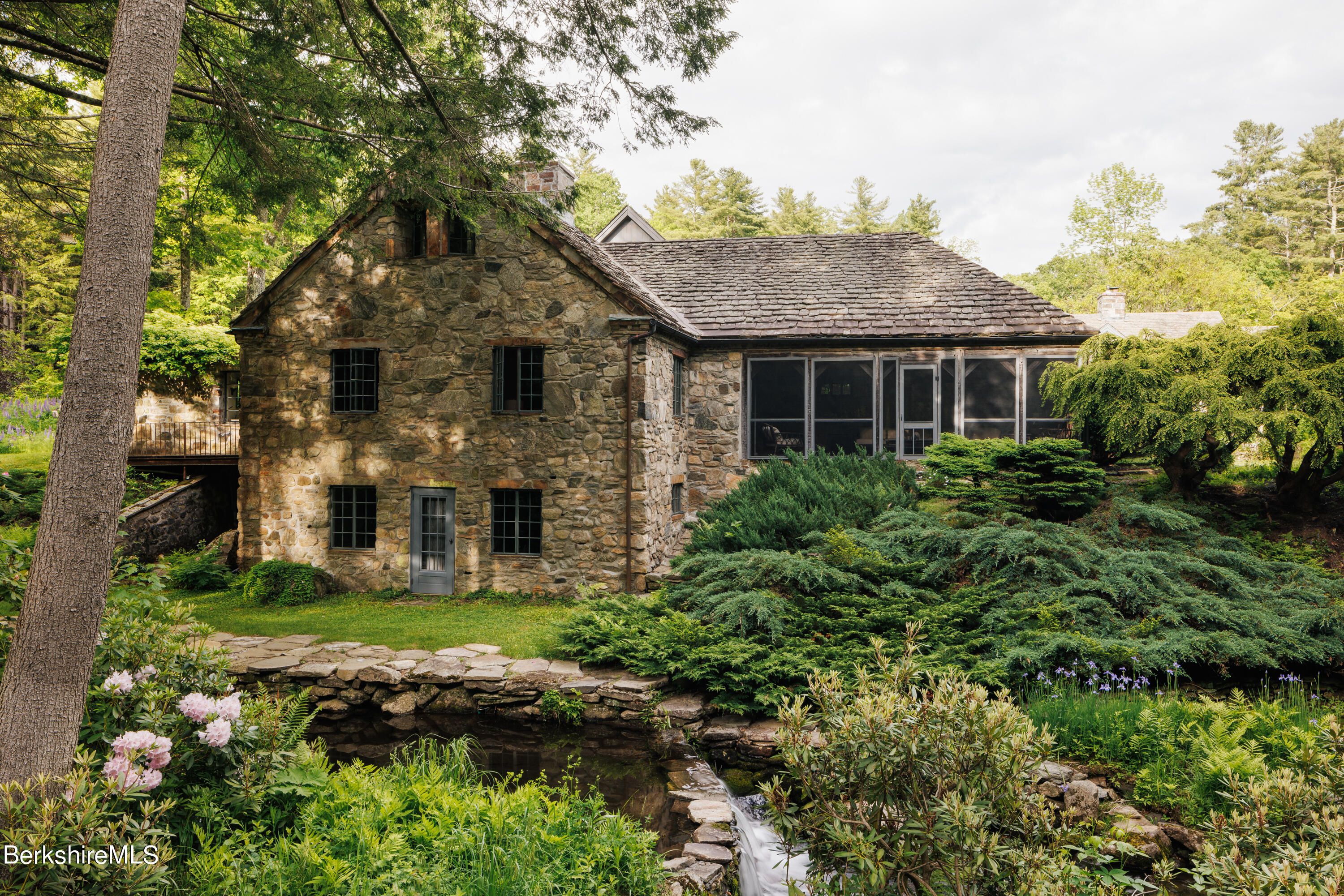 Undisclosed Address Monterey, MA 01245 - Photo 25 of 46 BACK OF ORIGINAL HOUSE AND PORCH