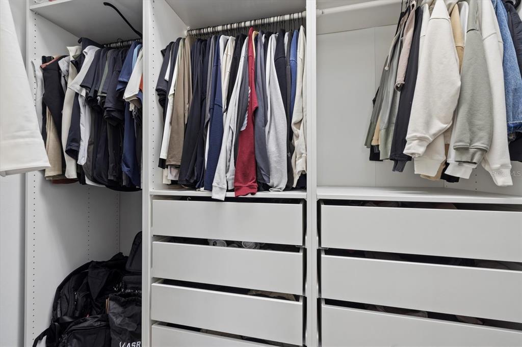 3508 Anchor Bay Trail Lakewood Ranch, FL 34211 - Photo 24 of 74 a view of walk in closet with clothes and shoes