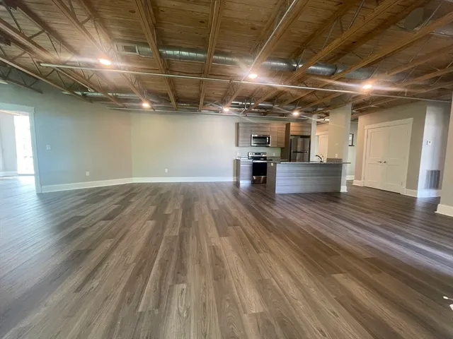 a front view of building with street