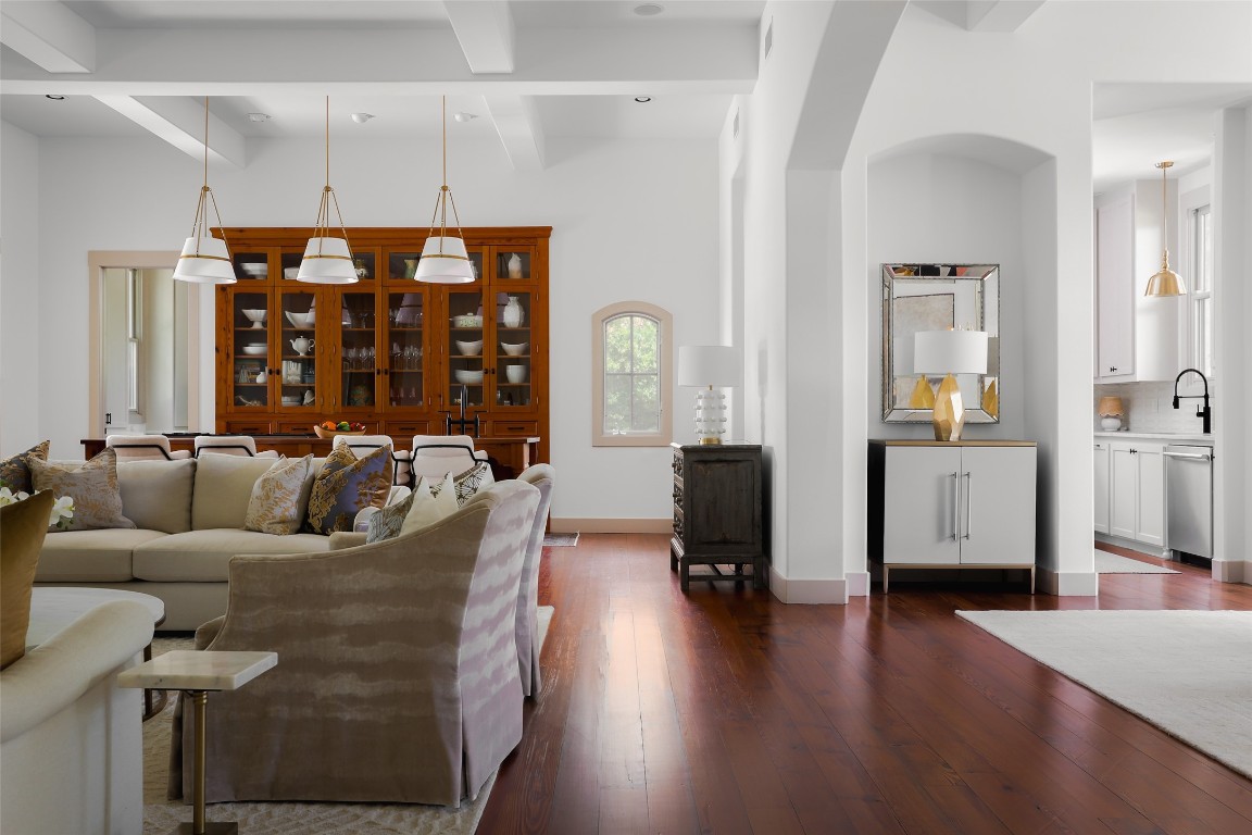 3020 Maravillas Loop Austin, TX 78735 - Photo 12 of 35 a living room with furniture and wooden floor