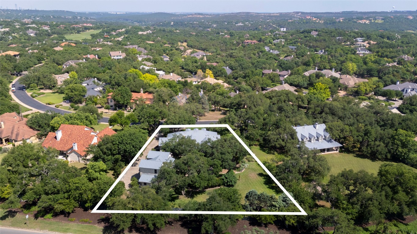 3020 Maravillas Loop Austin, TX 78735 - Photo 28 of 35 an aerial view of house with yard