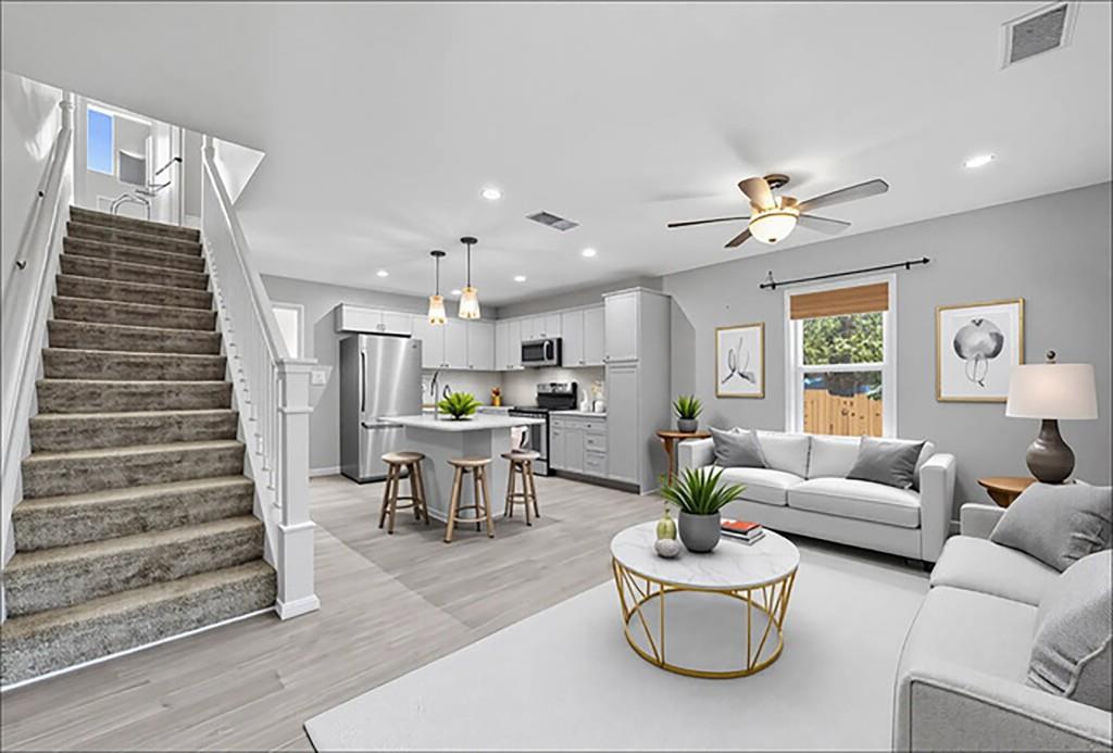 2490 Barge Road Southwest Atlanta, GA 30331 - Photo 2 of 27 a living room with furniture and wooden floor