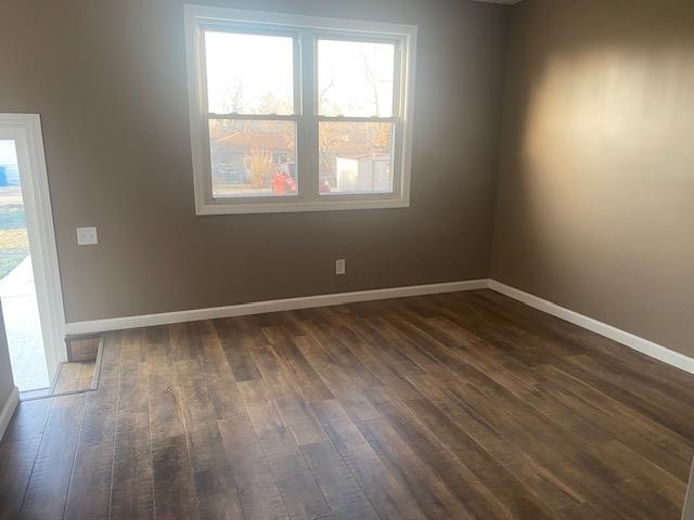 509 West Erie Street Spring Valley, IL 61362 - Photo 2 of 19 an empty room with wooden floor and windows