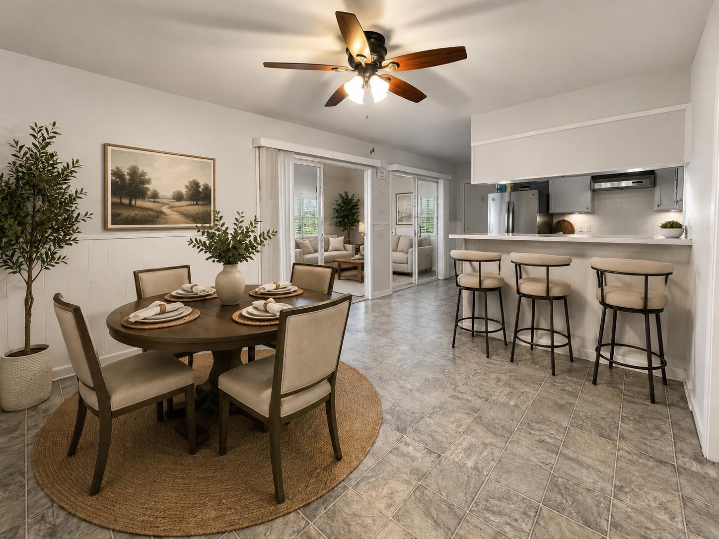 2119 Counter Point Drive Houston, TX 77055 - Photo 2 of 10 BREAKFAST AREA IS SEMI-OPEN TO LIVING ROOM
VIRTUALLY STAGED