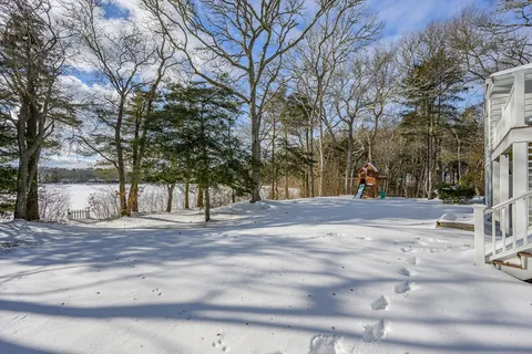 a view of road with trees